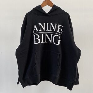 Anine Bing Black Hoodie